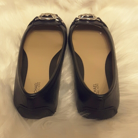 Michael kors Fulton leather silver logo moc flats - Picture 3 of 4